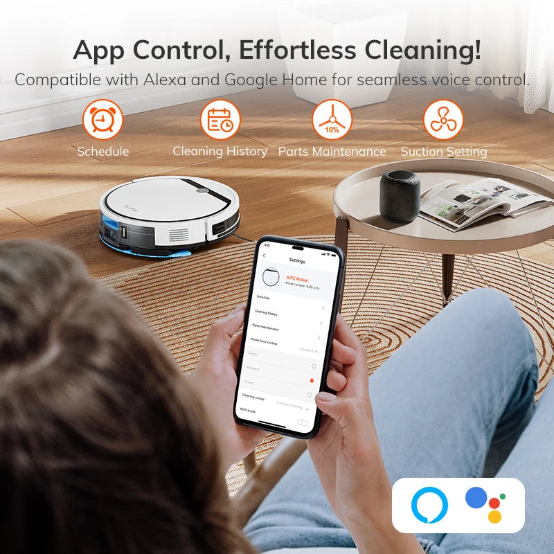 ILIFE  V3X/V7s Plus Vacuum Cleaner Robot ,120mins Automatic Charging,Home Appliance,For Sweeping Mopping Smart Home Clean