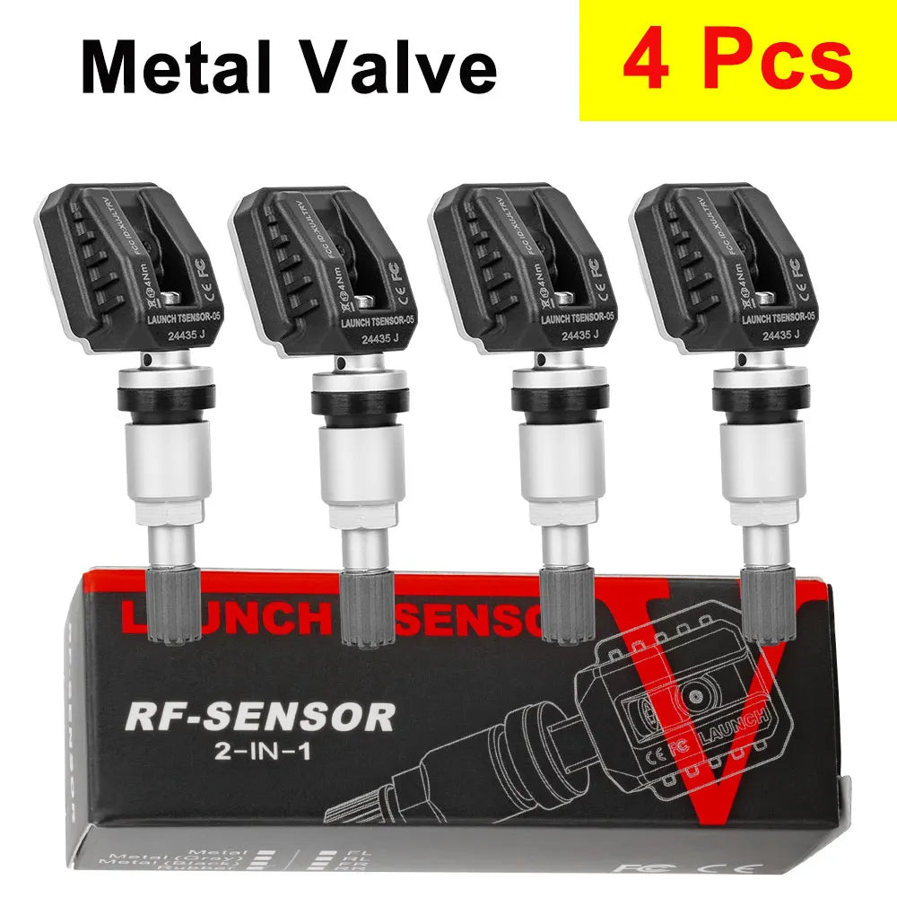 2025 LAUNCH X431 TSENSOR-05 TPMS Sensor 315MHz/433MHz TPMS Sensor Tire Repair Tool 100% Programmable Tire Sensor Works with X431