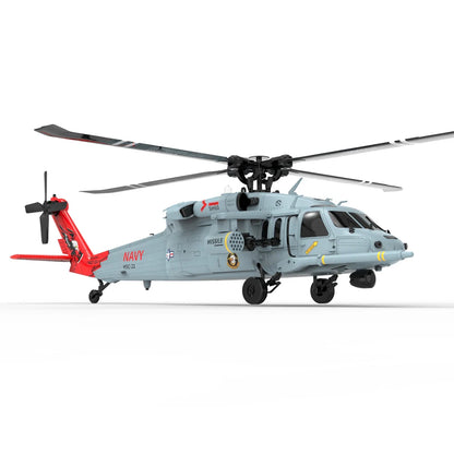 Eachine E200 EXP UH-60 SH-60 MH-60 2.4G 6CH 6-Axis Gyro Optical Flow Localization Dual Brushless Motor Flybarless RC Helicopter