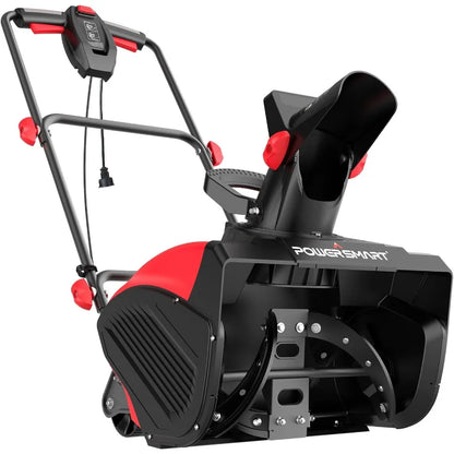 18-Inch Corded Snow Blower Electric Snow Thrower with 15-Amp Motor 30' Throwing Distance DB7517