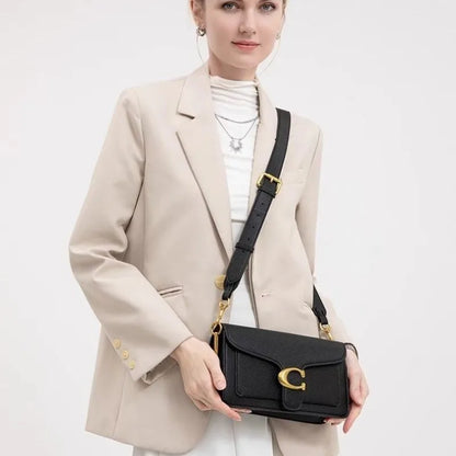 Caviar PU Women's Bag Underarm Shoulder Bag with Two Shoulder Straps Slung Across The Small Square Bag 2026 Explosion Bag Bags