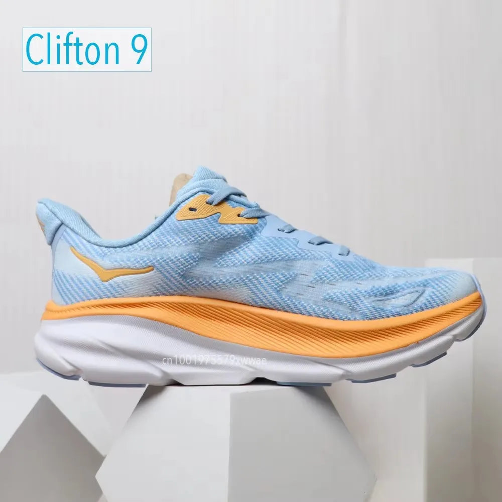 Brand Sneakers Clifton 9 Running Shoes Light Outdoor Sports Trainers Lifestyle Shock Absorption Athletic Shoes For Men And Women
