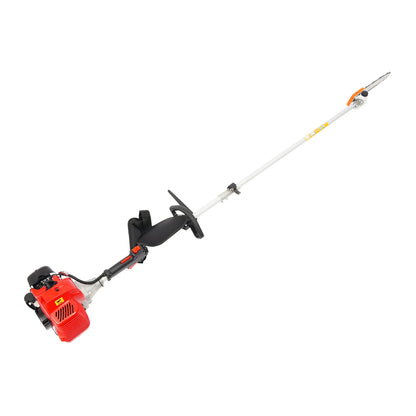 Pole Saw 16-FT Height Reachable Powerful Gas Pole Chainsaw 43CC 2-Cycle Cordless Extension Pole Saw  Tree Branch Pruner