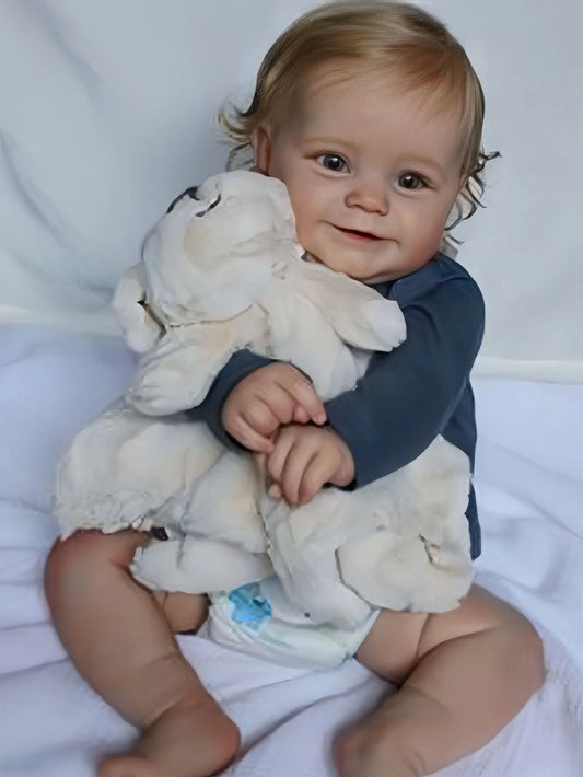 50cm Reborn Doll Baby Doll - Full Silicone Vinyl Girl Body - 20 Inch 3D Painted Skin Realistic Doll Toy Christmas Gift