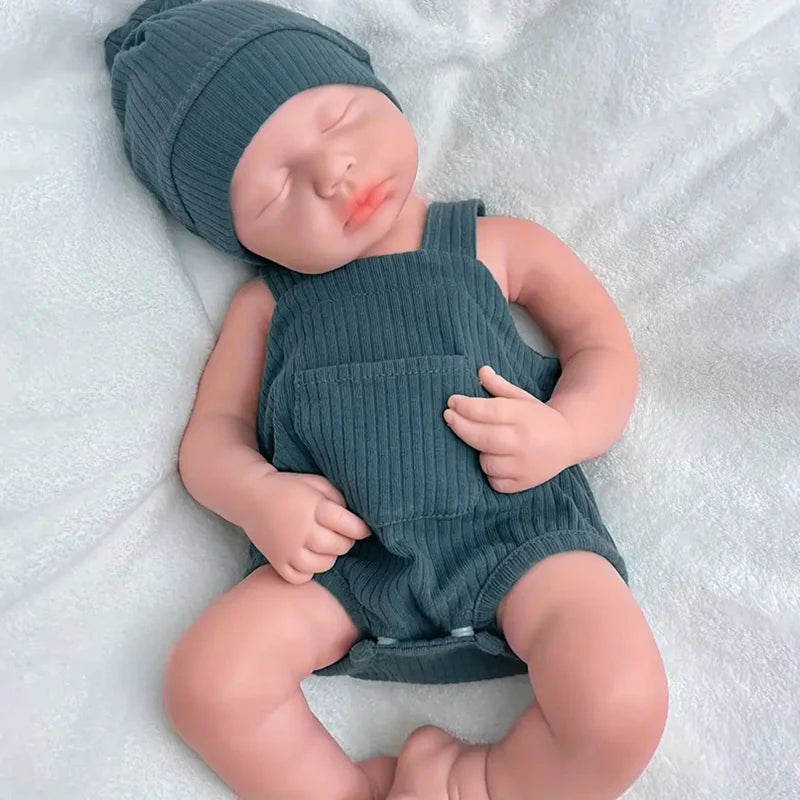Silicone reborn baby doll, full-body silicone baby doll, realistic baby doll, lifelike reborn baby doll, gift