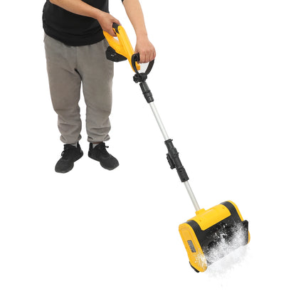1200W Hand-held Snow Sweeper Shovel Blower Snow Sweeping Broom Battery-powered Cordless Roads Cleaning
