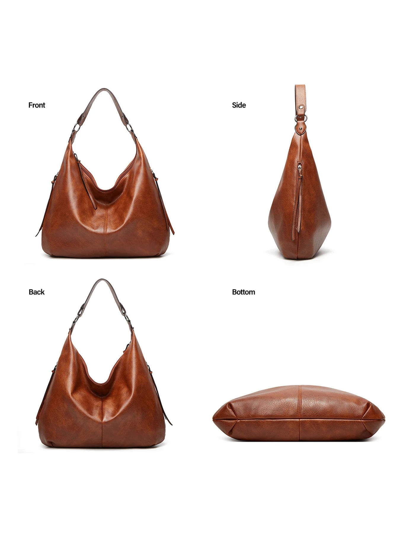 Pahajim Handbag and Wallet Set Handbags for WomenPULeather Shoulder Bag Large Hobo Bags for Ladies Gifts for Girls Shopping Bags