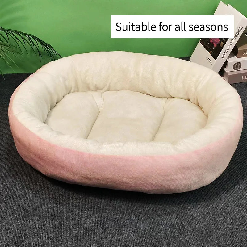 Cat & Dog Beds Oval shaped pet nest All Houses Supplies Things Habitats Basket House Beds Pet Products Cushion Goods Accessories