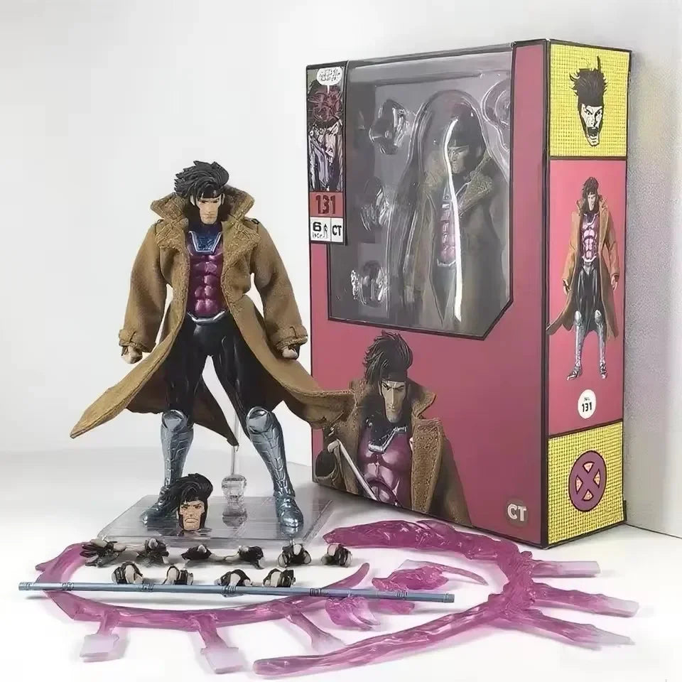 In Stock Ct Toys Gambit Figure Mafex 131 X-Men Wolverine Shf Anime Action Figure Figurine Statue Model Customized Gifts Kids Toy