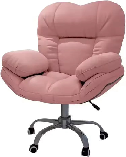 Dark Gray Recliner Gaming Chair - Home Office Desk Chair with Lift, Comfortable Armchair for Living Room & Bedroom