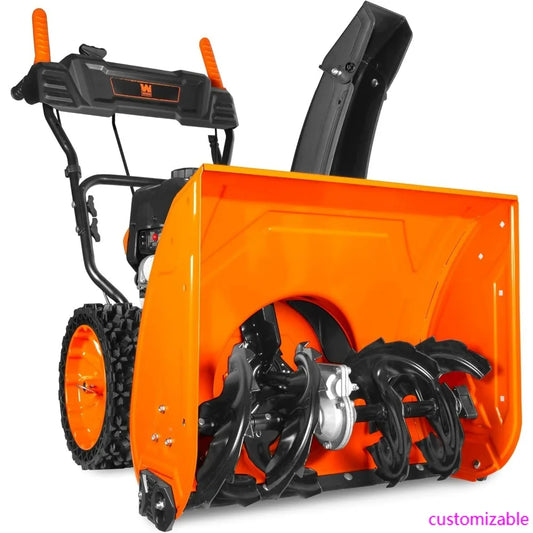 24-Inch 209cc Two-Stage Gas Snow Blower with Electric Start, Self-Propelled SB209E