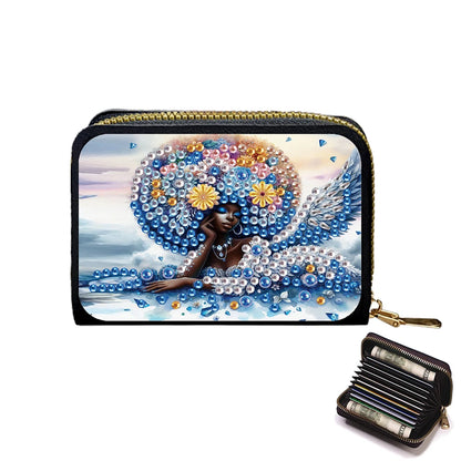 Beautiful Pattern Rhinestone Mosiac Zipper Wallet Handbag Diamond Painting Card Holder Coin Purse DIY Craft Female Outdoor Bag