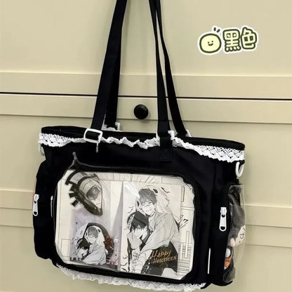Ballet Girl Large Appetite Itabag Japanese Two-Dimension Single Shoulder Crossbody Bag Gift For Friends Women'S Handbag Gift