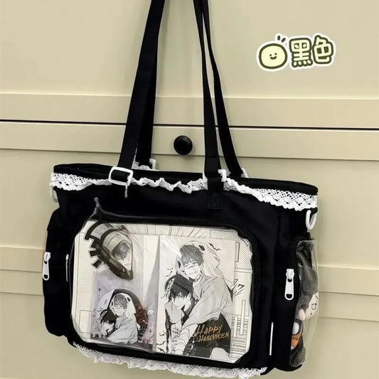 Ballet Girl Large Appetite Itabag Japanese Two-Dimension Single Shoulder Crossbody Bag Gift For Friends Women'S Handbag Gift