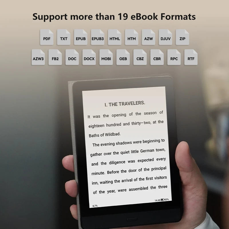 BIGME READ 6-inch E-paper Portable Ebook Reader: Android Open System, Supports Google Play & Kindle APP electronic book tablet