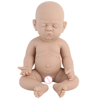IVITA Silicone Reborn Baby Doll Unpainted Realistic Lifelike Girl Toy for Children Wholesale Lifelike Bebe Dolls
