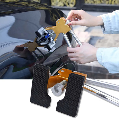 Car Dent Repair Tools Kit Slide Reverse Hammer + Golden Lifter Suction Cup Auto Body Paintless Dent Removal Puller Car Tools Kit