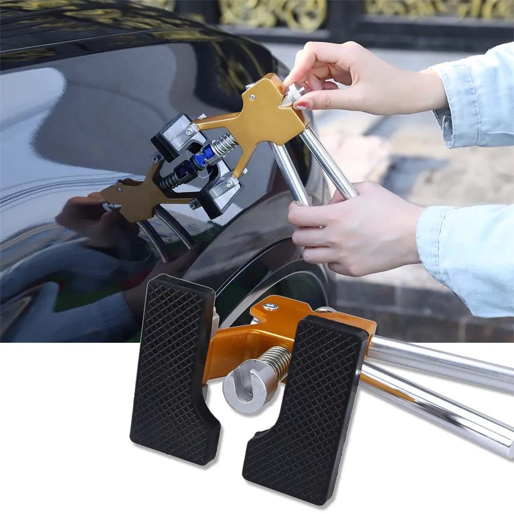 Paintless Dent Repair Kit, Car Dent Puller Kit with Slide Hammer T-Bar Removal Tools Car Body, for Hail Damage Door Ding Fridge