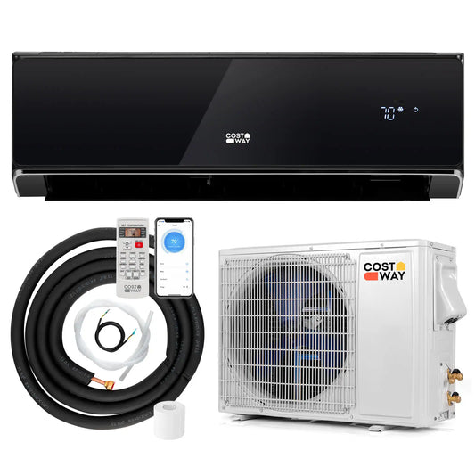 12000 BTU Wifi Enabled Mini Split Air Conditioner & Heater w/ Heat Pump