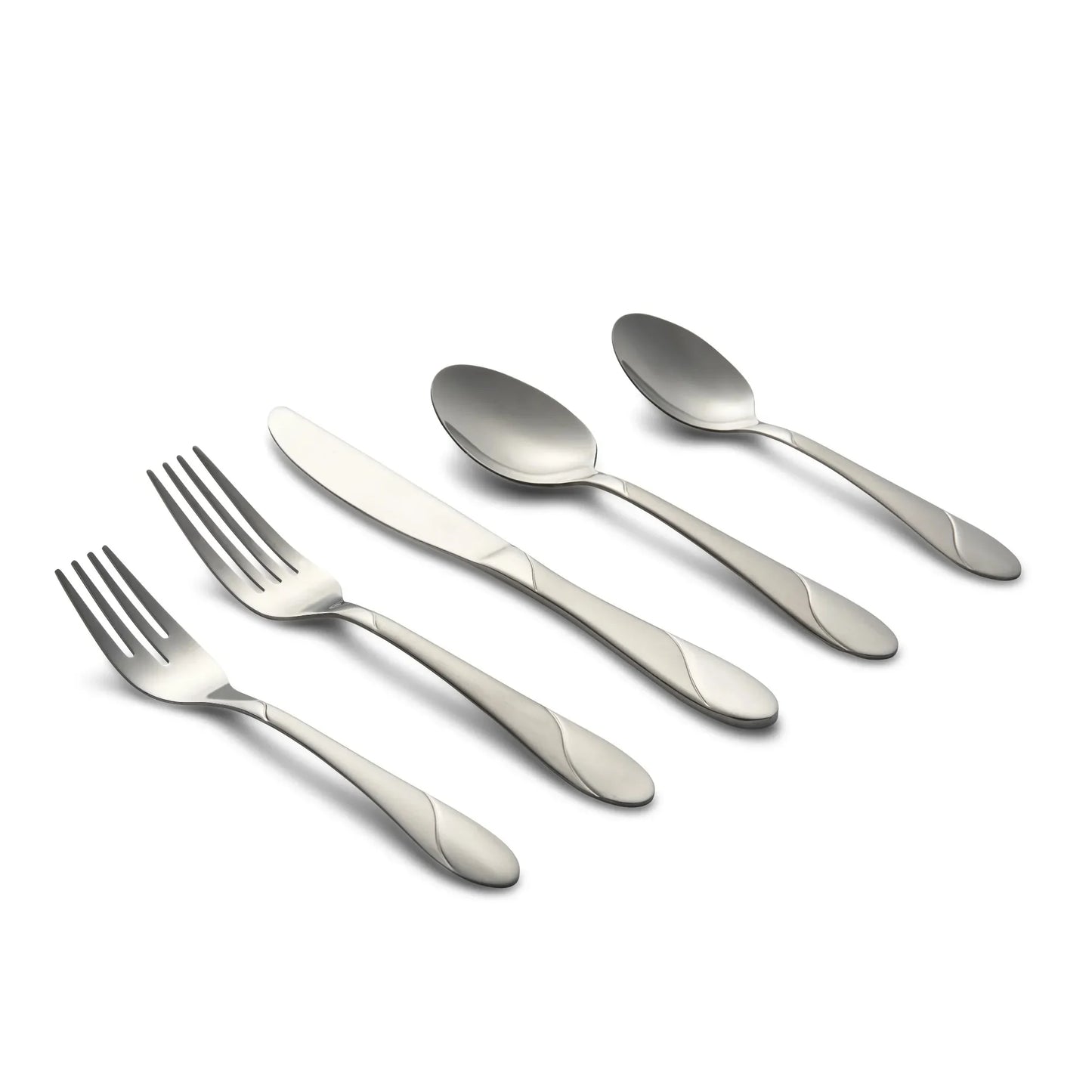 89-Piece Stainless Steel Flatware Set, Service for 12, Complete Silverware Collection for Dining, Entertaining & Dishwasher Safe