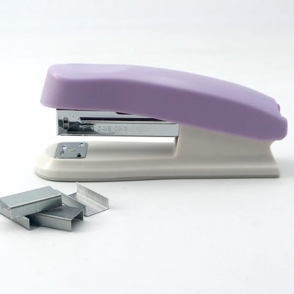 Macaron-colored desktop stapler, stylish, cute, easy to use, and durable, suitable for 24mm/26mm staples, perfect for school