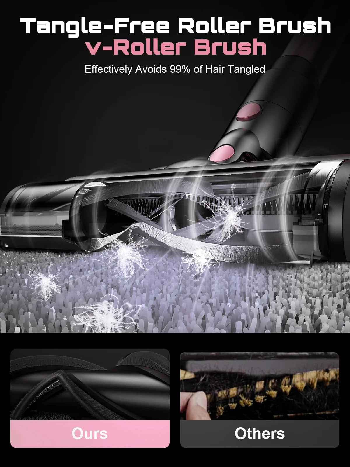 Cordless Vacuum Cleaner, 10 in 1 Stick Vacuum with Powerful Suction, Hose, Lightweight Rechargeable Vacuum Cleaner for Home