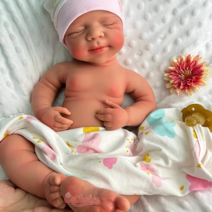 Handmade 19Inch Pascale Platinum Silicone Reborn Baby Boy Unpainted & Painted Washable Doll Gift for Doll Lovers Collector