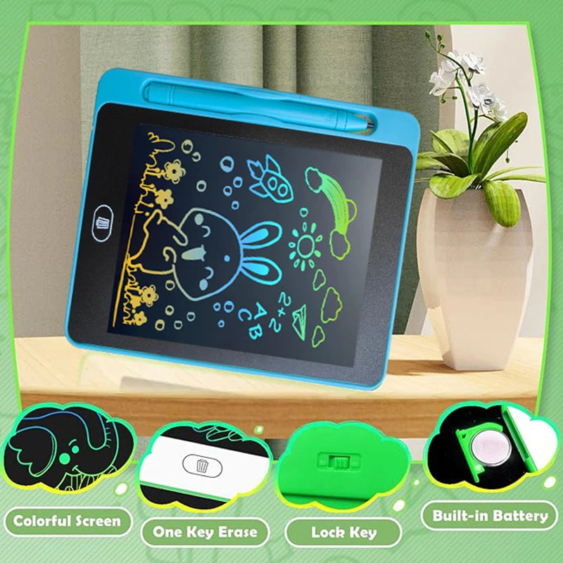 12 Pack LCD Writing Tablet for Kids, 6.5 Inch Colorful Doodle Board Drawing Tablet,toys for children，educational toys