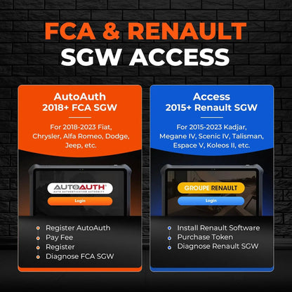 OTOFIX D1 PROS Diagnostic Scanner ECU Coding Bi-Directional Control Diagnostic Tools CANFD DoIP 2 Years Update Guided Functions