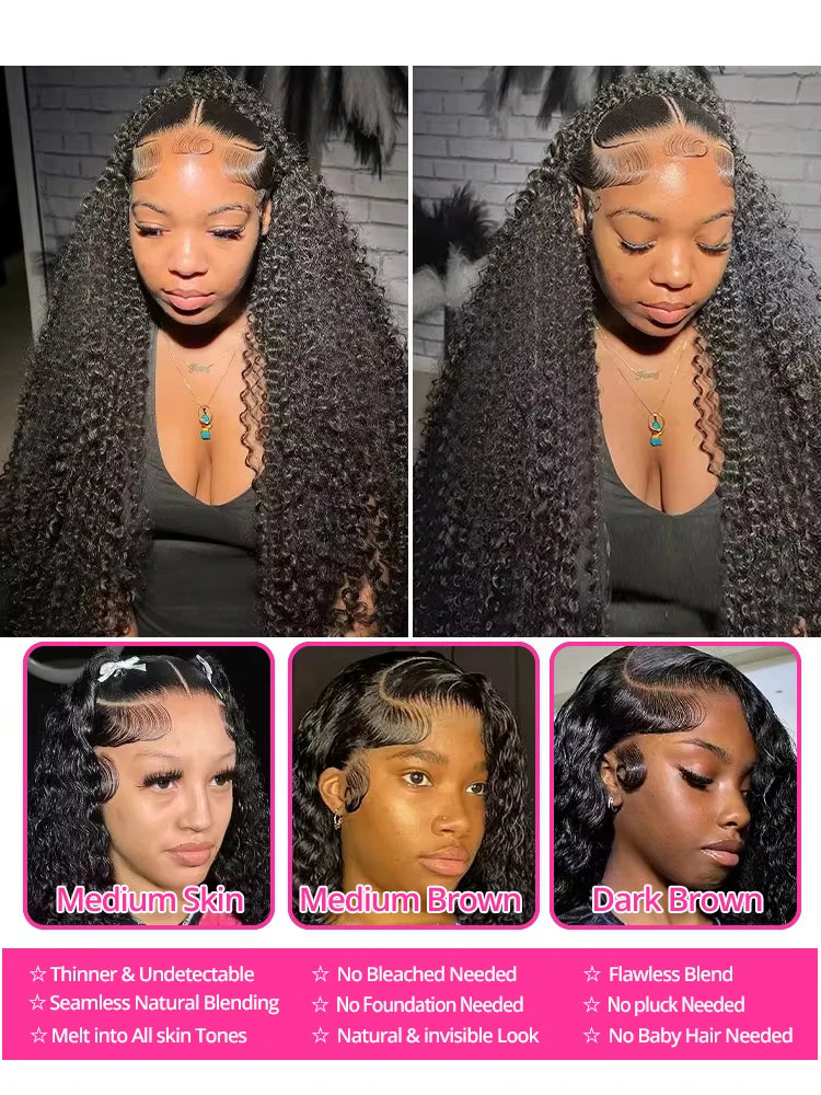 Water Wave Glueless Wig Human Hair Curly 13x6 13x4 HD Frontal Wig 250% Deep Wave Wigs Wear Go 7x5 HD Lace Closure Wig Sale CEXXY