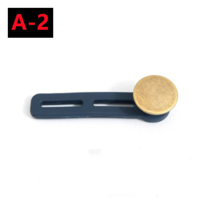 New 10/5/1PC Metal Button Extender For Pants Jeans Free Sewing Adjustable Retractable Waist Extenders Button Waistband Expander