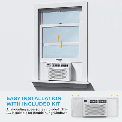 ROVSUN Smart 24000BTU Window Air Conditioner with WiFi, Energy Saving Window AC Unit with Remote & App Control & Timer
