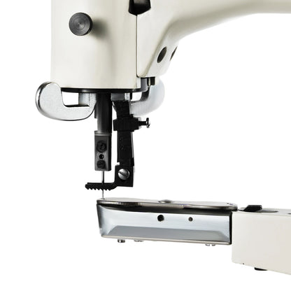 Heavy Duty Sewing Machine Cast Iron Manual Electric Compatible 500SPM for Leather Shoes Bags Canvas Repair SM-2972