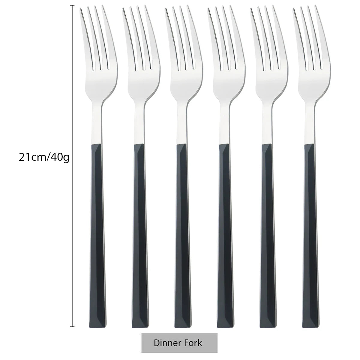 6/24pcs Wooden Handle Cutlery Set Brown Silver Dinnerware Set Stainless Steel Forks Spoons Knife Tableware Kitchen Flatware Set
