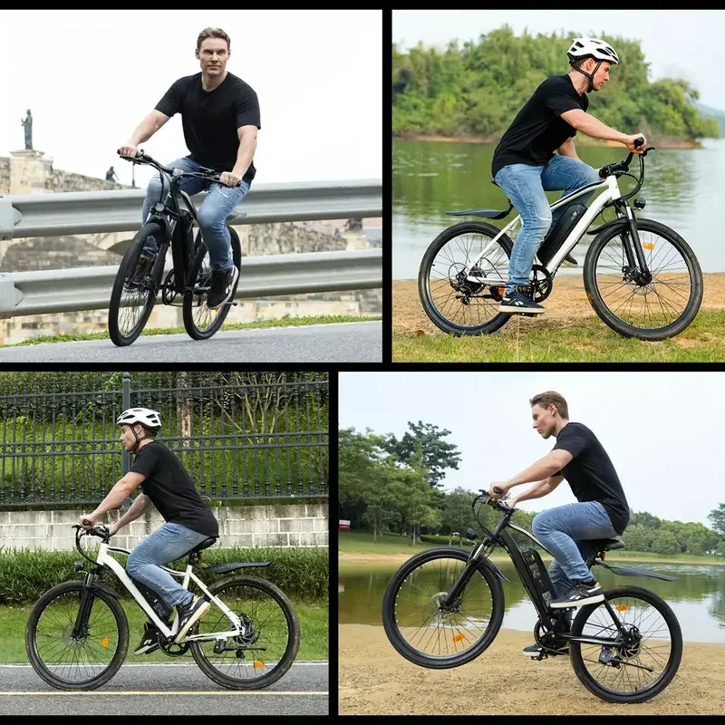 Electric Bike for Adults, 26" Electric Mountain Bike With 500W Brushless Motor, 23MPH Top Speed Electric Bicycle with 3