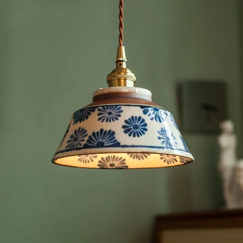 2025  New Style Nordic Modern LED Pendant Lights Fixtures 4W Bedroom Dinning Living Room Ceramic Beside Lamp Hanglamp