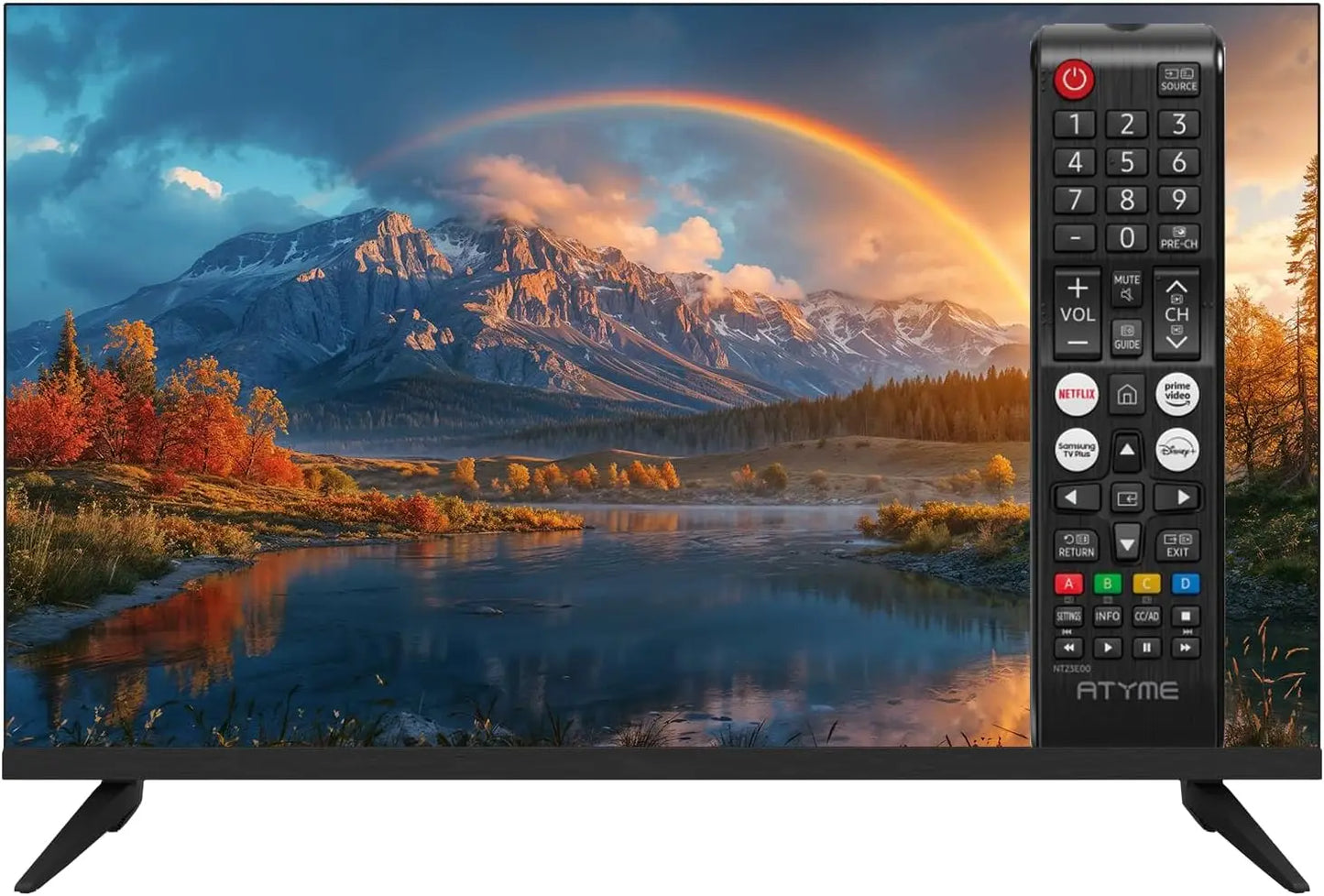 32-inch 720p HD LED Smart TV Powered by Tizen Os,WiFi Television, HDR 10, HDMI, Bluetooth, Flat Screen Television, 1*USB 3