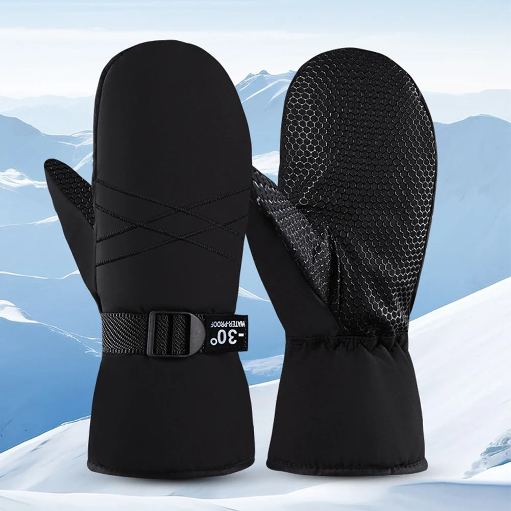Ski Mittens Waterproof Winter Gloves Windproof Cycling Gloves Snowboard Gloves Cold Weather Gloves for Men and Women