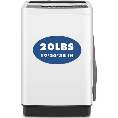 Nictemaw Portable Washing Machine 20Lbs Capacity 2.8 Cu.ft Portable Washer and Dryer Combo with 10 Programs and 8 Water Level