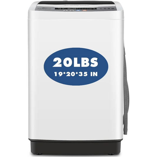 Nictemaw Portable Washing Machine 20Lbs Capacity 2.8 Cu.ft Portable Washer and Dryer Combo with 10 Programs and 8 Water Level