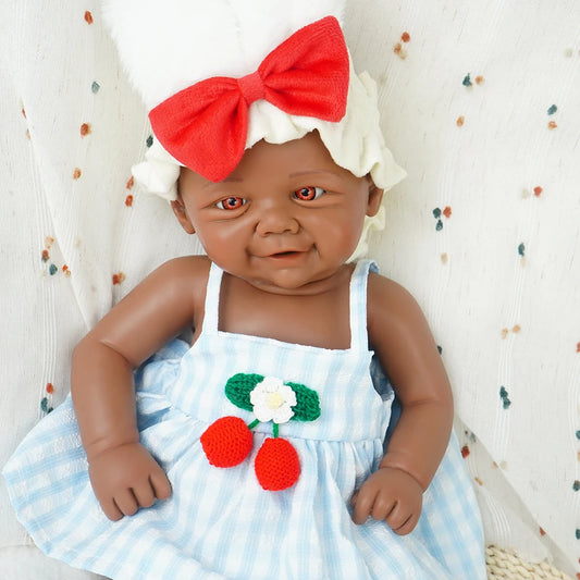 Artificial Soft Full Body Platinum Silicone Painted Reborn Doll Girl Handmade 18.31 Inch Solid Color Newborn Dummy Boy Suitable