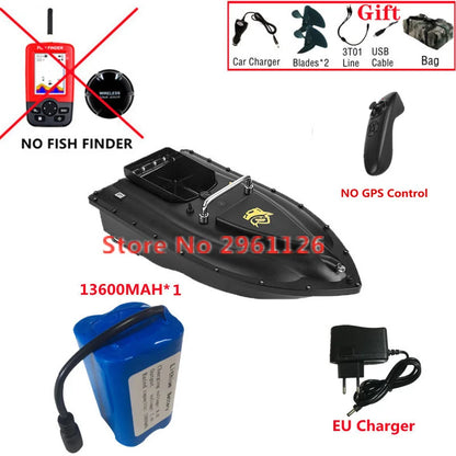 600M GPS Sonar Fish Exploration High Speed Remote Control Bait Boat Model 1.5KG 16GPS Constant Speed Cruise RC Bait Boat Model