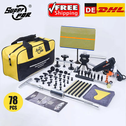 PDR Car Paintless Dent Repair Kit Professional Dent Remover tools  Auto Dent Repair Puller Dint Hail Damage Tool