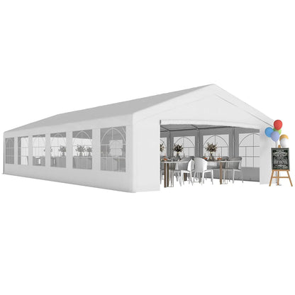 20x40ft Heavy Duty Party Tent Gazebo Wedding Event Shelter Removable Sidewalls Windows Waterproof White, Customized