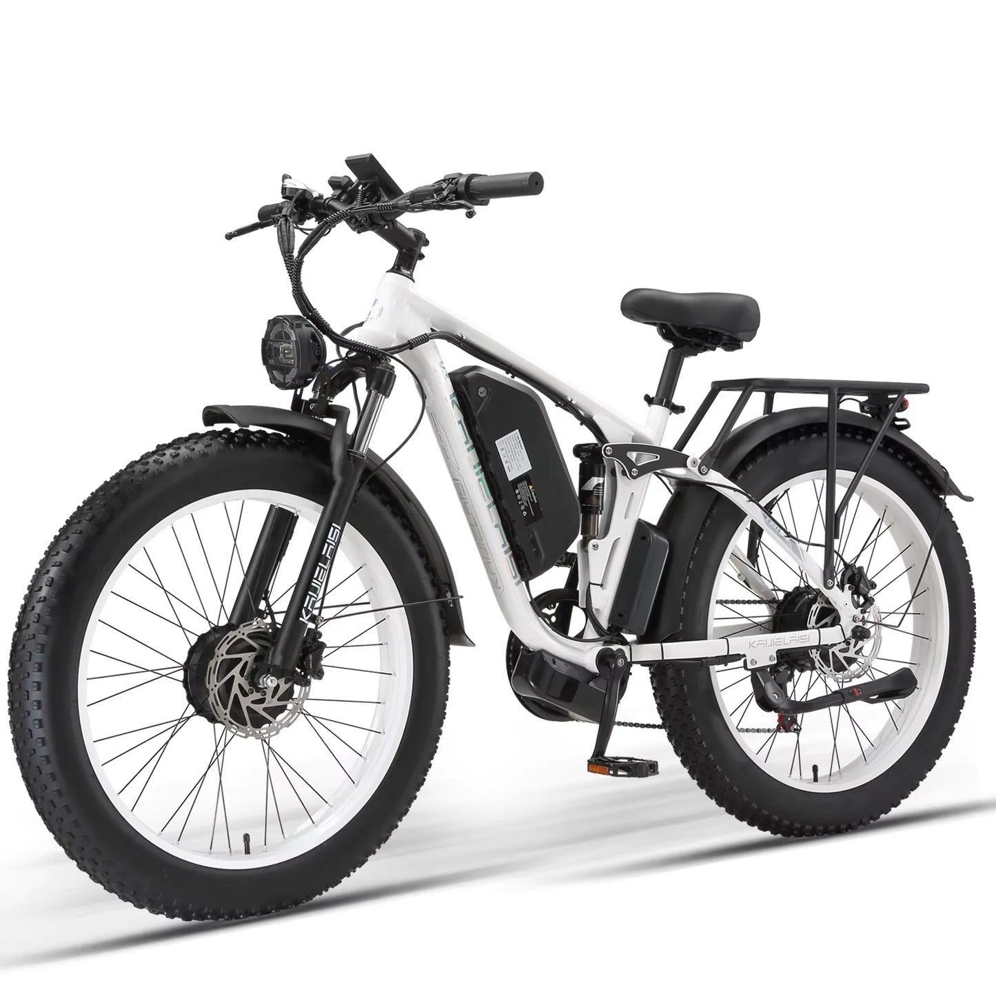Electric Bike 3000W Dual Motor 52V 26AH Battery Hydraulic Brake Adult Off-Road E Bike 24*4.0 Inch Fat Bike Snow Electric Bicycle