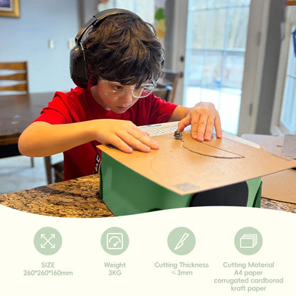 BeaverBot C1 Safe Cardboard Construction Tool Kit 3 colors To Choose Craft Toy For Creativity Gift DIY Cardboard Cutter For Kid