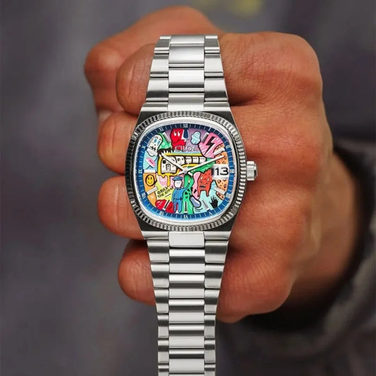 CILOA painted dial watch men's brand authentic trendy fashion 2025 new brand authentic high quality waterproof quartz watch