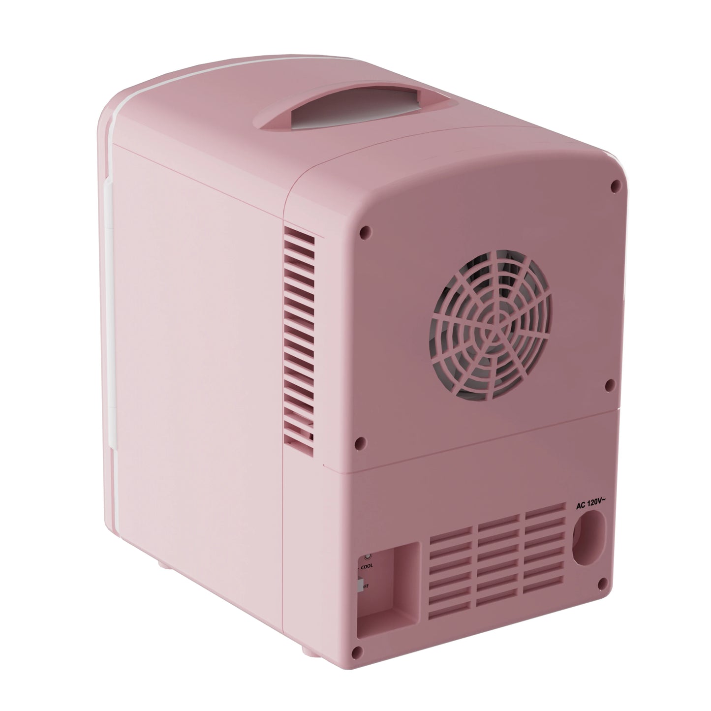 Retro Mini Fridge 4L/6Can Dual-use Low Noise Refrigerator Cooler Makeup Skincare Portable Fridge for Home Dorm Gift