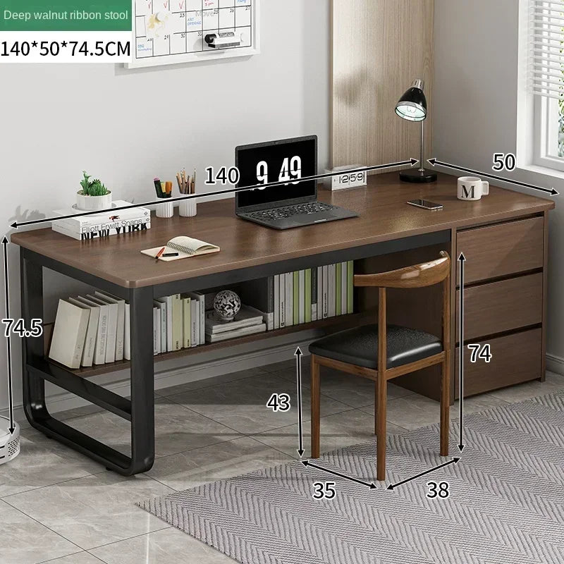 Drawers Study Office Desk Bedroom Student Setup Organizers European Computer Desk Floor Legs Mesa De Computador Modern Furniture