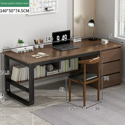 Drawers Study Office Desk Bedroom Student Setup Organizers European Computer Desk Floor Legs Mesa De Computador Modern Furniture